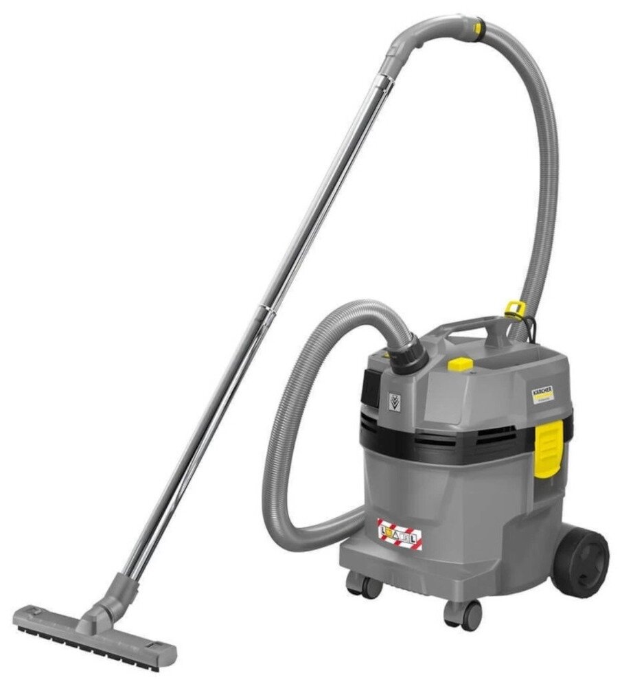 Пылесос строительный Karcher / Керхер NT 22/1 Ap Te L для сухой и влажной уборки с розеткой серый бак 22л 72дБ 1300Вт / клининг