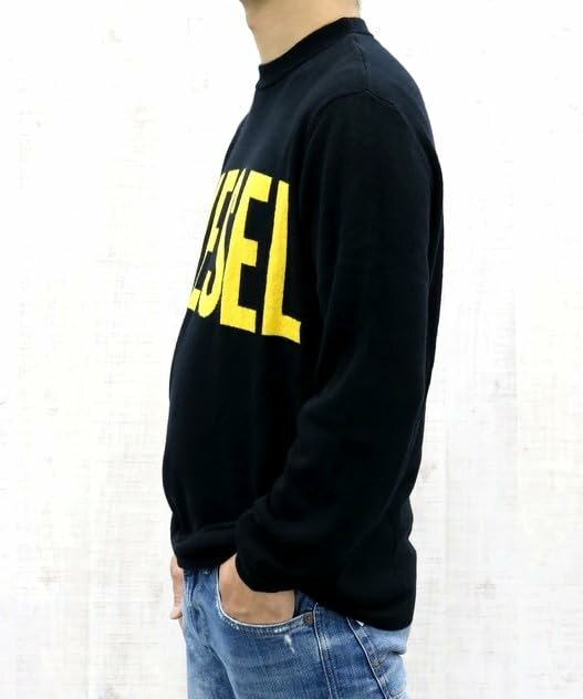 Джемпер DIESEL, размер S, чёрный — фото 1