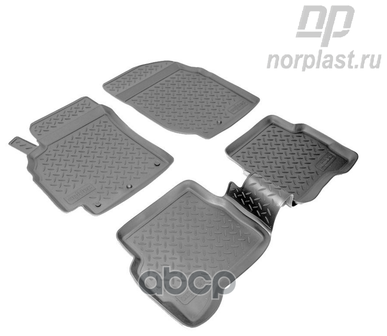 Коврики В Салон Полиуретан Norplast Nissan Almera Classic 06- Черный Комплект Npl-Po-61-05 NORPLAST арт. NPLPO6105