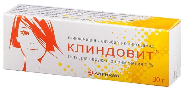 Клиндовит гель д/нар. прим., 1%, 30 г