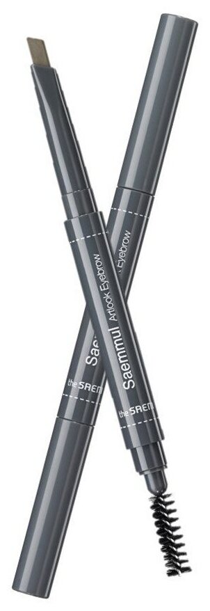 The Saem Карандаш для бровей Saemmul Artlook Eyebrow, оттенок 06 Ash Brown