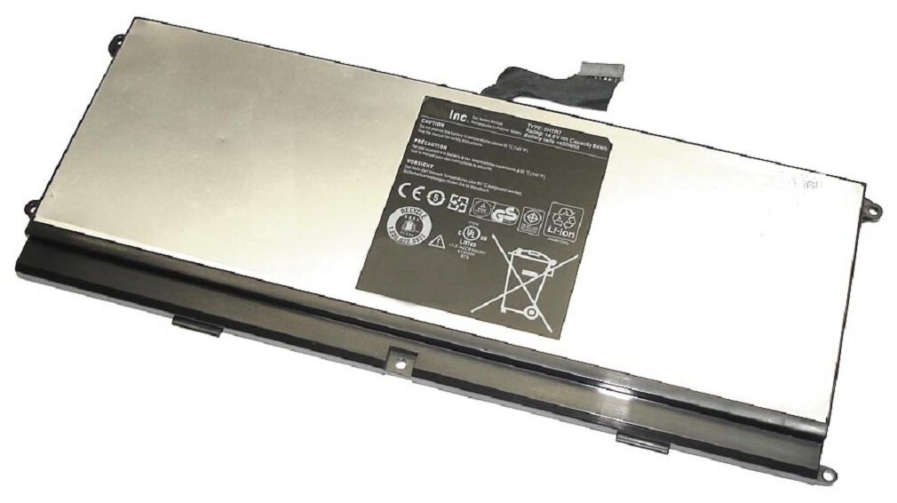 Аккумуляторная батарея для ноутбука Dell XPS 15z 64Wh серебристая