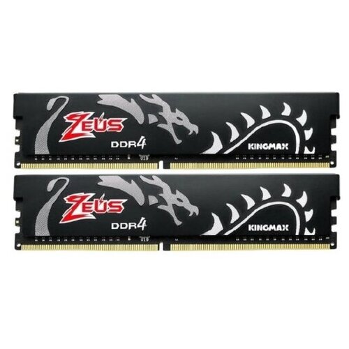 Оперативная память Kingmax Zeus Dragon DDR4 - 2x 8Gb 3200 МГц DIMM CL16 km-ld4a-3200-16gdhb16 676000₽