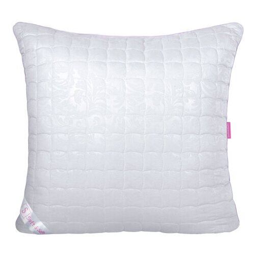 фото Подушка традиция soft&soft лебяжий пух 70 х 70 см микрофибра белый