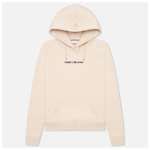 фото Женская толстовка tommy jeans linear logo hoodie