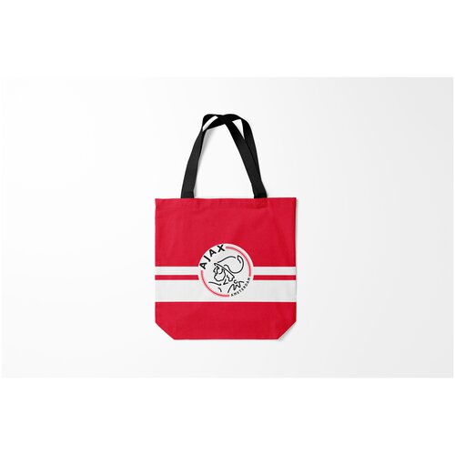 фото Сумка-шоппер / 40х40 см / футбол / разные футбольные принты ajax amsterdam burnettie