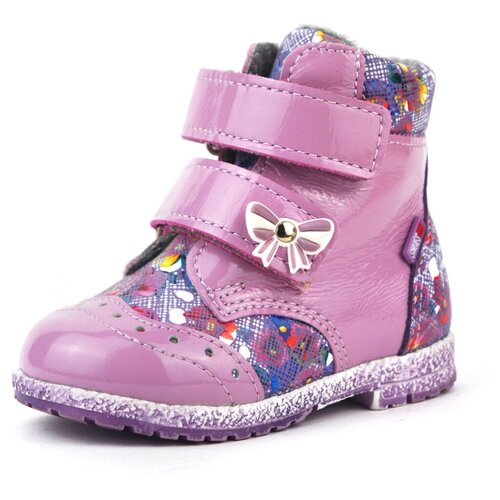 фото Ботинки лель, размер 22, розовый