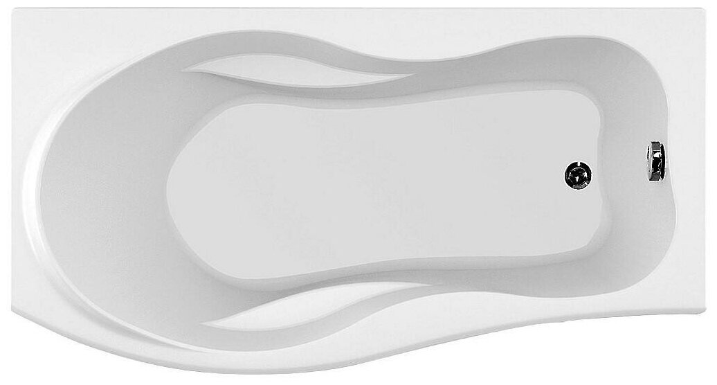 Акриловая ванна Aquanet Borneo 170x90 L левая, с каркасом и панелью (205286, 164619)