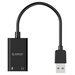 Адаптер USB2.0 - Audio/Mic 3.5 мм Jack (f) Orico SKT2-BK