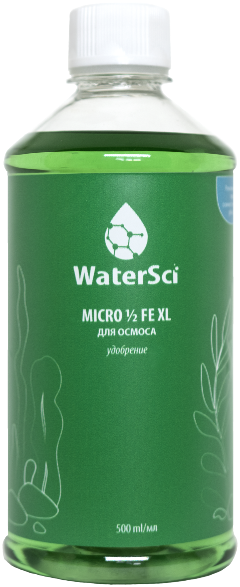 Микро для аквариума WaterSci. Micro 1/2 Fe XL, 500 мл