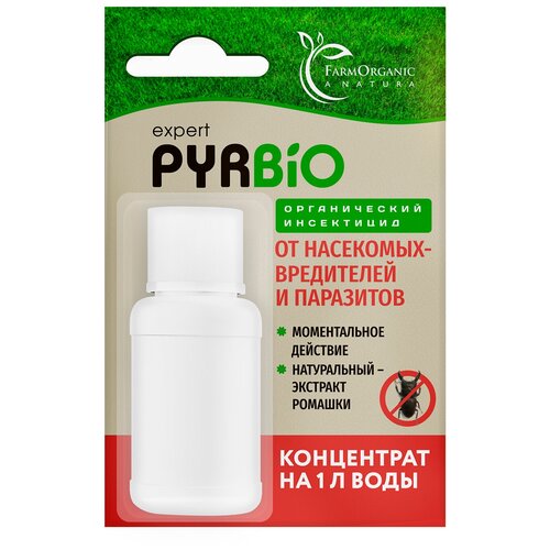 Концентрат PYRBIO Expert на 1 литр от насекомых-вредителей и паразитов 5мл