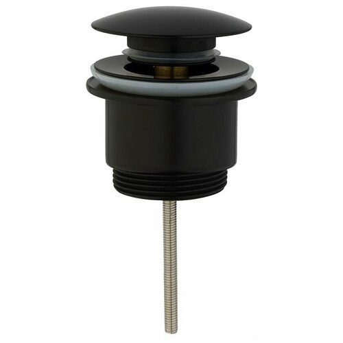 Черный матовый универсальный донный клапан Gid G-59BM