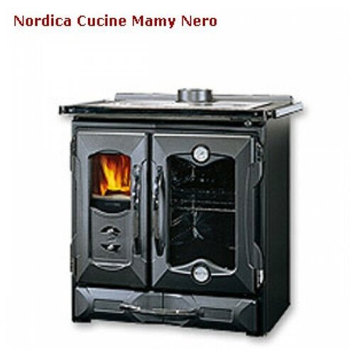 фото Отопительно- варочная печь la nordica mamy nero