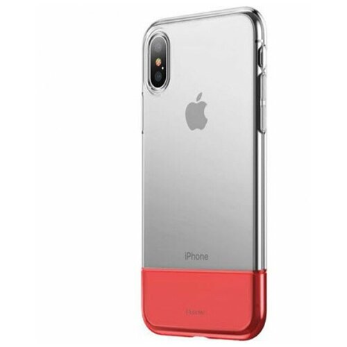 фото Чехол на apple iphone xs max baseus soft and hard red / чехол для apple iphone / чехол для айфон / бампер на айфон / чехол накладка для iphone / противоударная накладка для iphone / защита для iphone / защита на айфон / силиконовый чехол для iphone / пластиковый чехол на iphone / защитный чехол для iphone