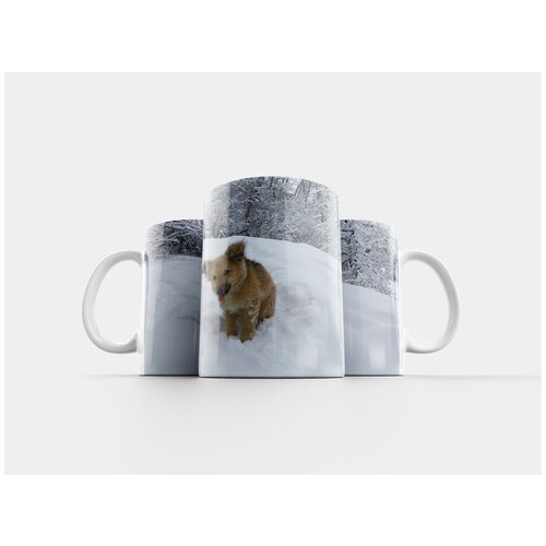 фото Кружка "зима, снег, природа" 320 мл lotsprints