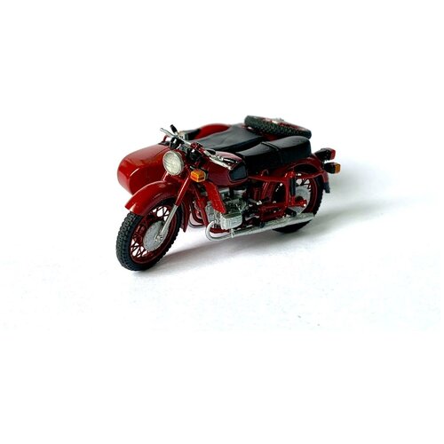 Днепр МТ-10 мотоцикл с коляской (красный) модель в масштабе 1:43