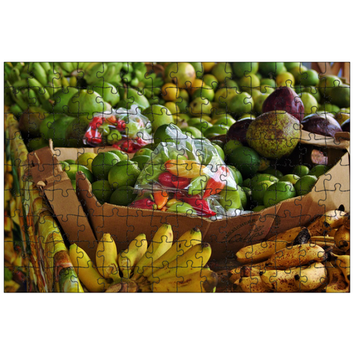 фото Магнитный пазл 27x18см."специи, бананы, карибский бассейн" на холодильник lotsprints