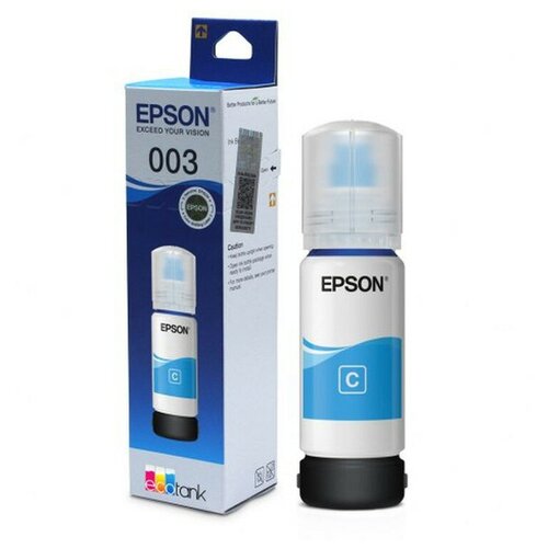 Epson Картридж оригинальный Epson C13T00V298 T00V298 синий 003 3.5K 65 мл