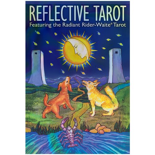 Reflective Tarot Featuring the Radiant Rider-Waite Tarot (Pocket Size). Таро Сияющего Всадника Уэйта universal rider waite tarot pocket универсальное таро уэйта