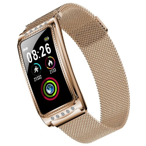 XRide F28 - Женский Умный браслет - Кислород в крови Сердечный ритм кровяное давление Золотистый 510000₽