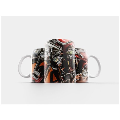 фото Кружка "мотоцикл, светить, хром" 320 мл lotsprints
