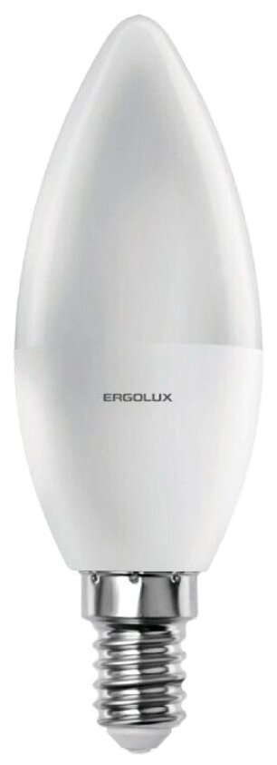 Ergolux LED-C35-11W-E14-6K (Эл.лампа светодиодная Свеча 11Вт E14 6500K 180-240В)