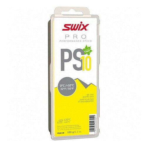 Парафин Swix PS10 Yellow, 180 г парафин swix ps8 red 60 г