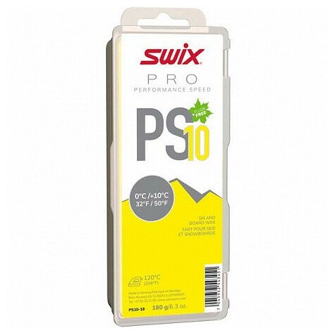 Парафин Swix PS10 Yellow, 180 г