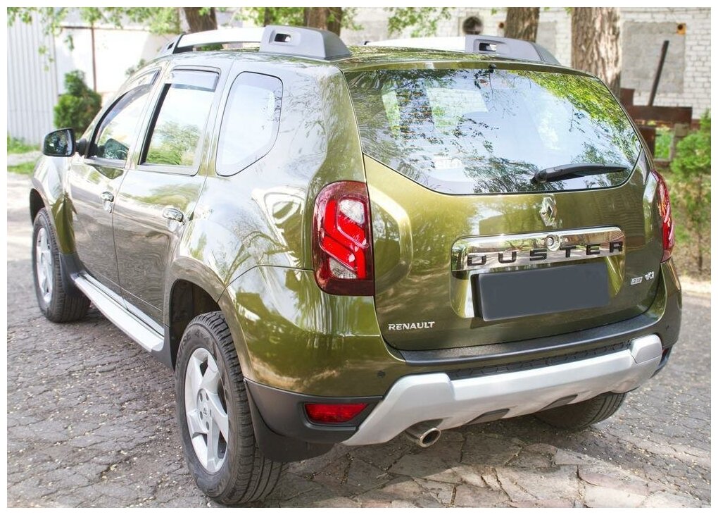 Накладка заднего бампера CUBECAST для Renault Duster / Рено Дастер 2015 ...