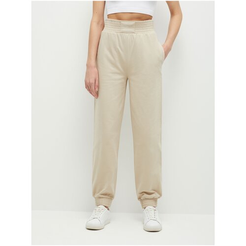 фото Брюки женские 2804011521/61/m цвет кремовый/светлый беж размер m sela