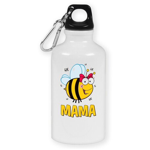 Бутылка с карабином CoolPodarok Прикол. Семья. Мама. Пчелка кружка прикол семья папа пчелка