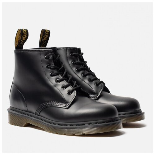 Ботинки  Dr. Martens,натуральная кожа, высокие, размер 36, черный