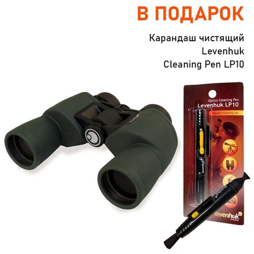 фото Бинокль levenhuk sherman pro 10x42+ в подарок карандаш чистящий levenhuk cleaning pen lp10