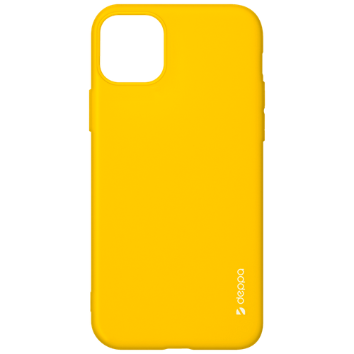 Чехол Deppa Gel Color Case для Apple iPhone 11 Pro, iPhone X, желтый