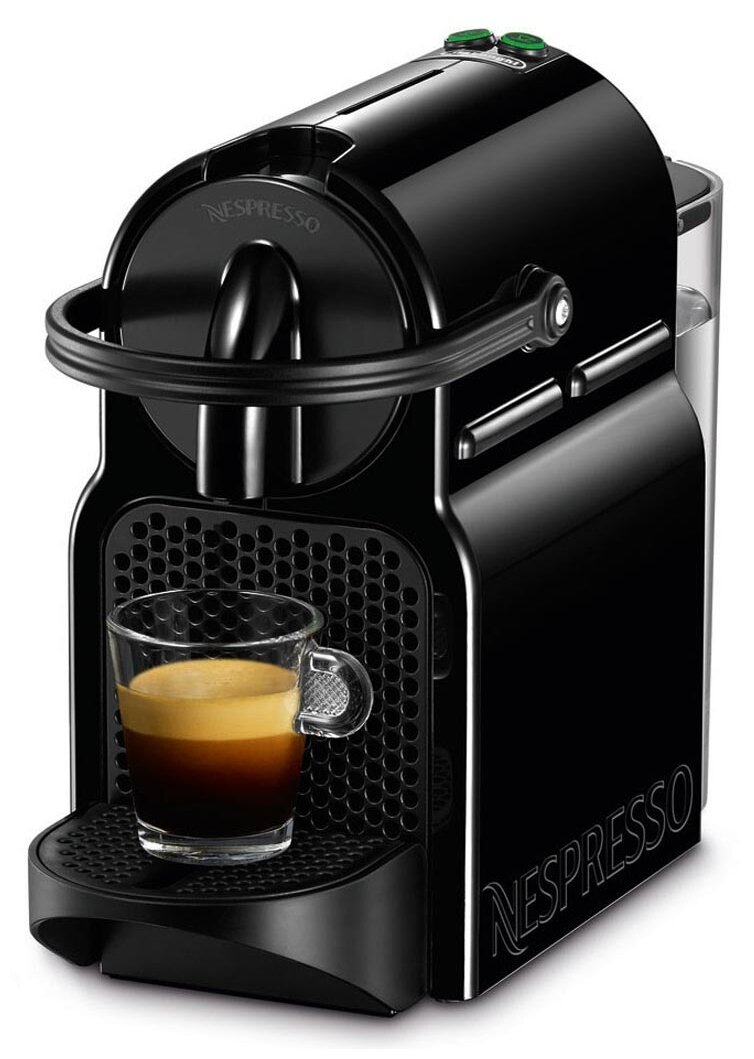 Кофемашина капсульная De'Longhi Nespresso Inissia EN 80, черный - фотография № 1