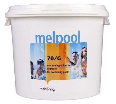 Гипохлорит кальция Melspring 70/G, 45 кг, гранулы, быстрорастворимый, цена за 1 шт