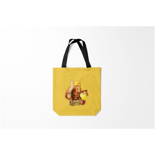 фото Сумка-шоппер / 40х40 см / геймерам / clash of clans/royale clans burnettie