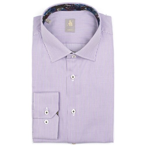 фото Рубашка jacques britt размер 40 фиолетовый/белый