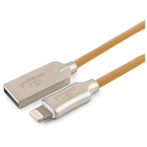 Аксессуар Gembird Cablexpert Platinum USB AM/Lightning 1m Gold CC-P-APUSB02Gd-1M аксессуар gembird cablexpert platinum usb 2 0 am microb 1m gold cc p musb02gd 1m