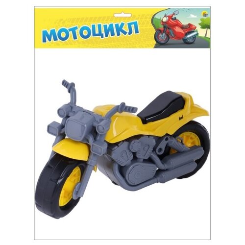 фото Игрушка мотоцикл круизер желтый, и-3403/рк игротрейд