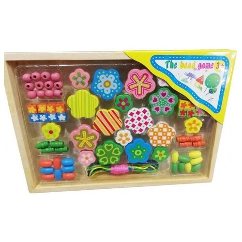 фото Игровой набор «цветы», в комплекте 75 предметов наша игрушка