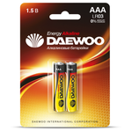 Батарейка Daewoo ENERGY LR03 AAA BL2 Alkaline 1.5V - 2 шт. - изображение