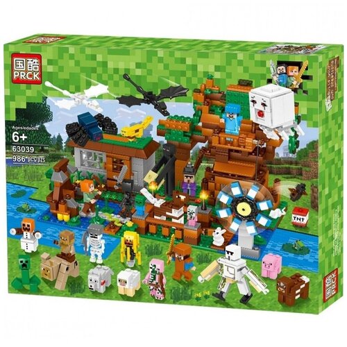 Конструктор Майнкрафт 63039 Все персонажи 986 деталей