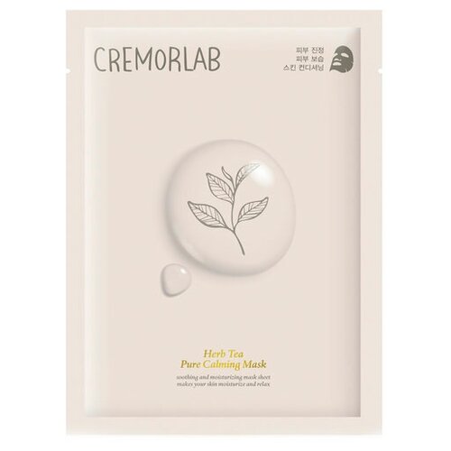 Маска Cremorlab Herb Tea Pure Calming Mask 25 мл 25мл набор из 5 успокаивающих масок для лица с экстрактами ромашки и чая cremorlab herb tea pure calming mask pack