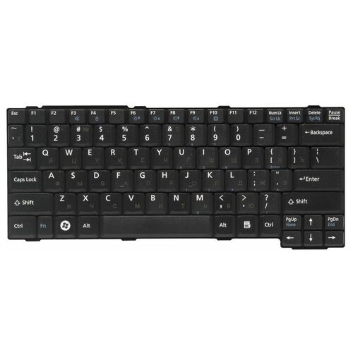 Клавиатура для ноутбуков Fujitsu-Siemens LifeBook L1010 RU Black 640₽