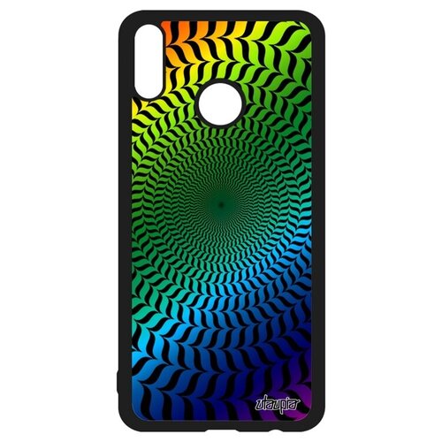 фото Противоударный чехол на смартфон // honor 8x // "иллюзия круга" стиль illusion, utaupia, цветной