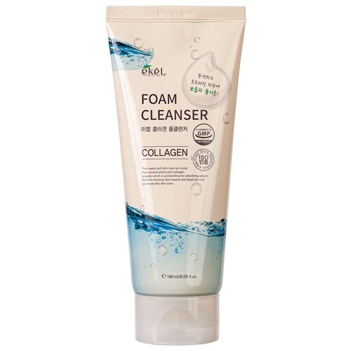 Ekel пенка для умывания Collagen Foam Cleanser, 180 мл, 180 г