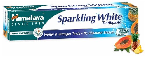 Зубная паста Отбеливающая (Sparkling White Toothpaste) 80 гр./Himalaya/Хималая/Гималая