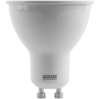 Лампа светодиодная gauss 13626, GU10, MR16, 5.5 Вт, 4100 К