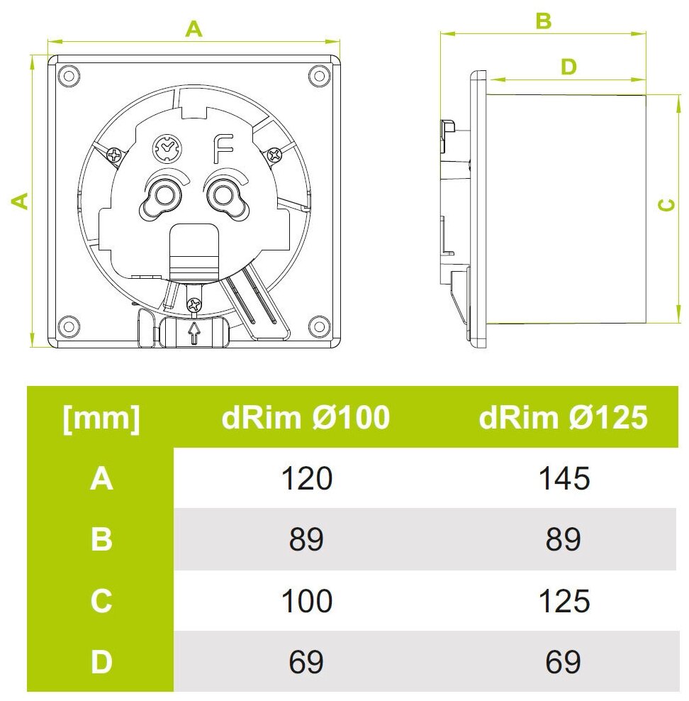 Вентилятор AirRoxy dRim 100 S BB стандарт - фотография № 2